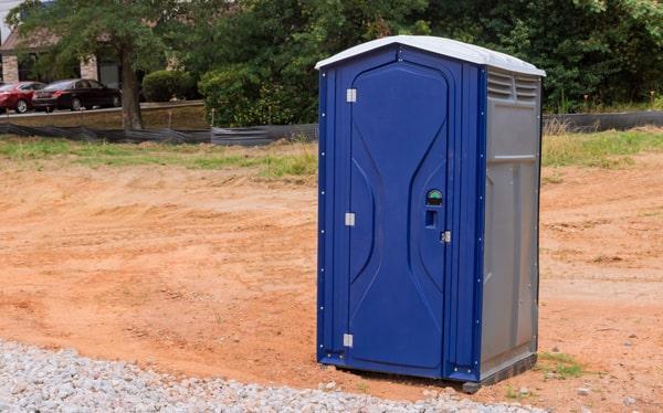 short-term portable toilets are commonly rented for job sites